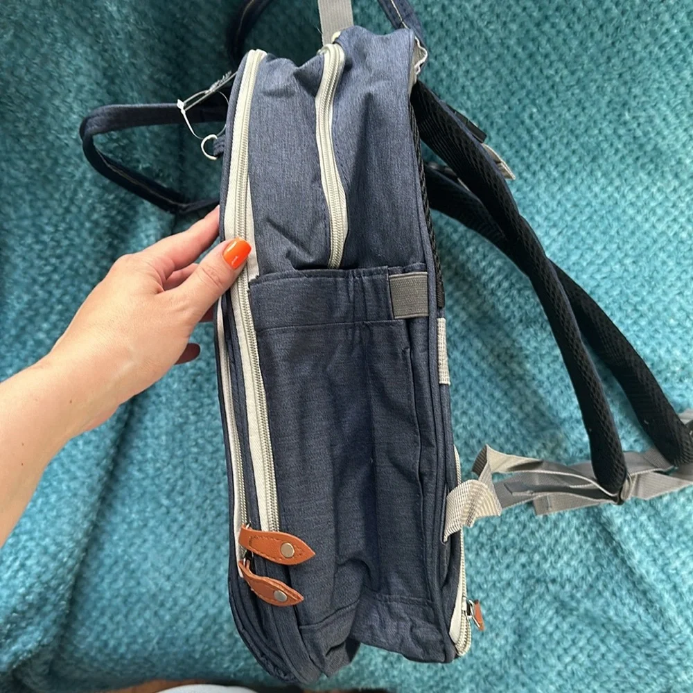Baby diaper book bag